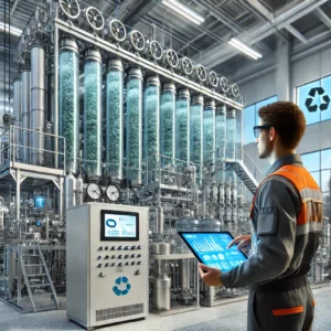 DALL·E 2024-11-21 10.45.59 - A highly realistic and modern industrial-style illustration showcasing the recycling process using reverse osmosis technology. The image features adva